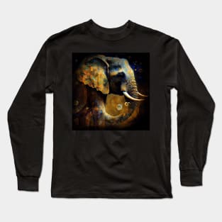 Elephant Spirit, Beautiful Wildlife Long Sleeve T-Shirt